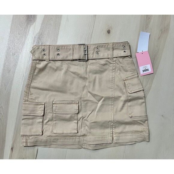 NEW Juicy Couture Bratz Pink Pantheress Retro Trashy Y2K Brown Cargo Mini Skirt - Picture 6 of 12